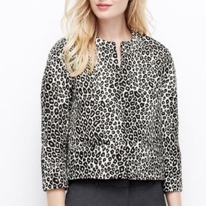 Ann Taylor Leopard Blazer. Size M. NWT.